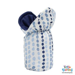 Baby Feeder Cover Blue Dots Print Little Darling