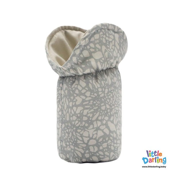 Baby Feeder Cover Grey Color Little Darling